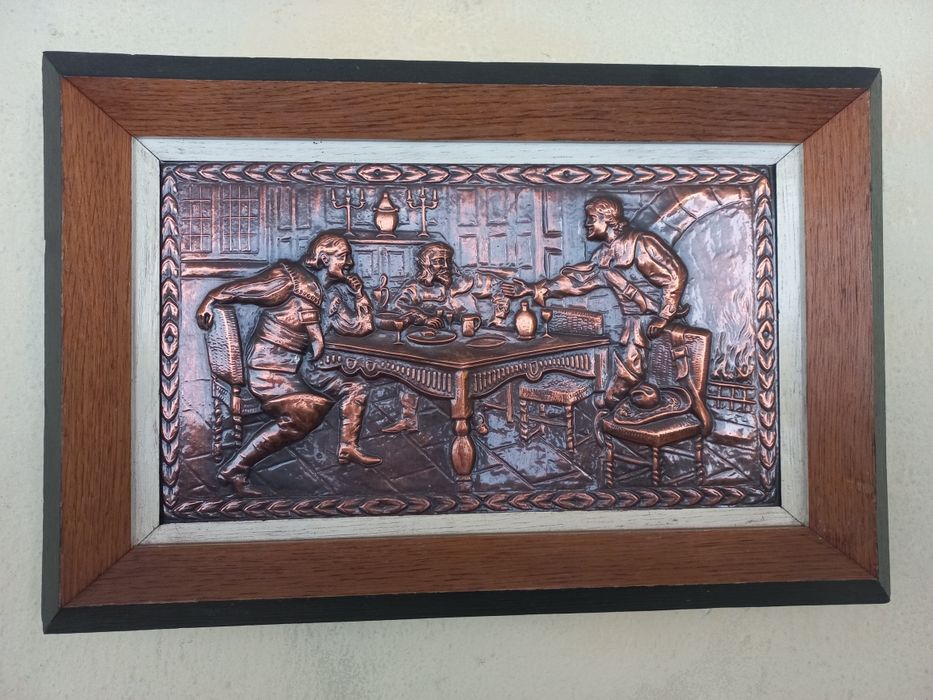 Tablou basorelief din cupru