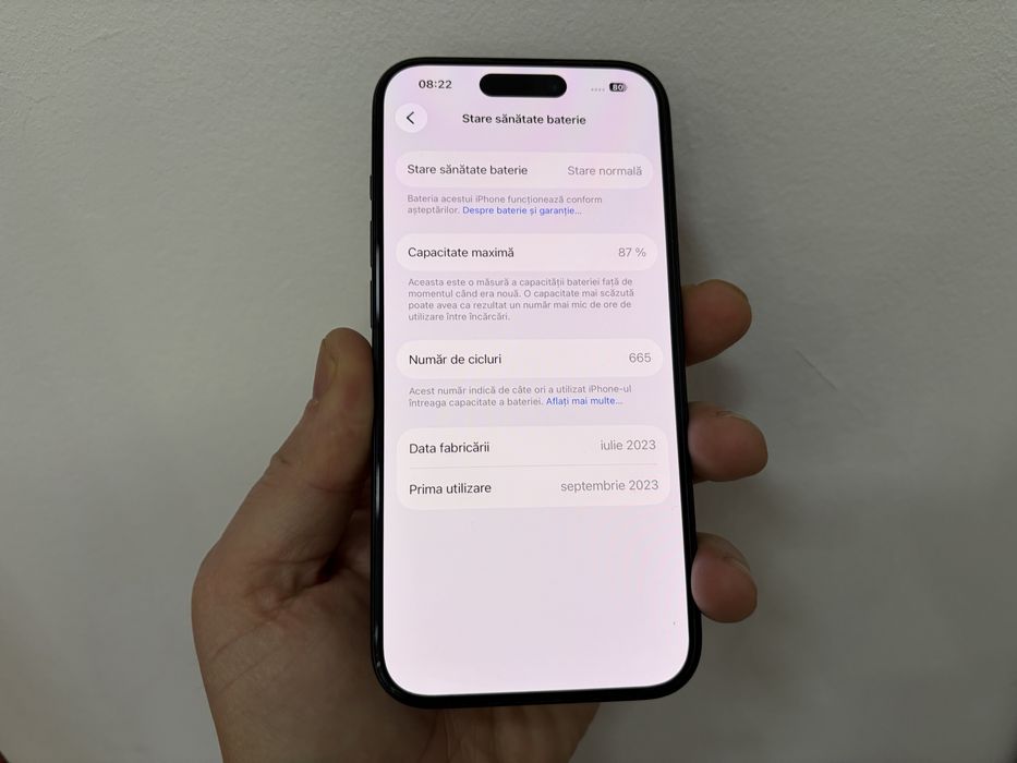 Iphone 15 Pro, 256 GB, Blue Titanium