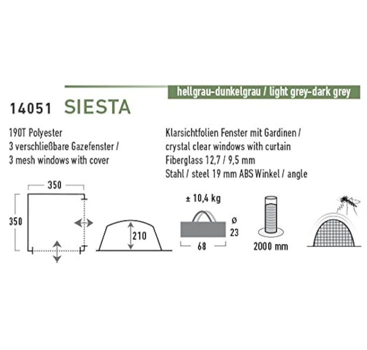 Cort camping pavilion High Peak Siesta
