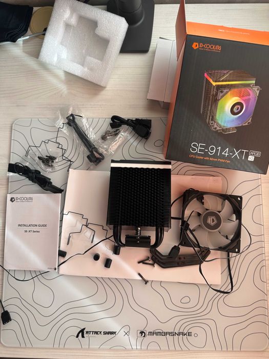 Ryzen 7 5700G, ID-COOLING SE-914-XT ARGB V2