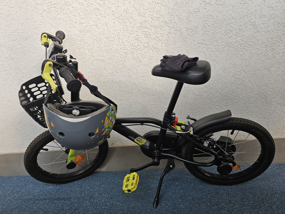 Bicicleta BTWIN Dark Hero 500 16" copii 4-6 ani