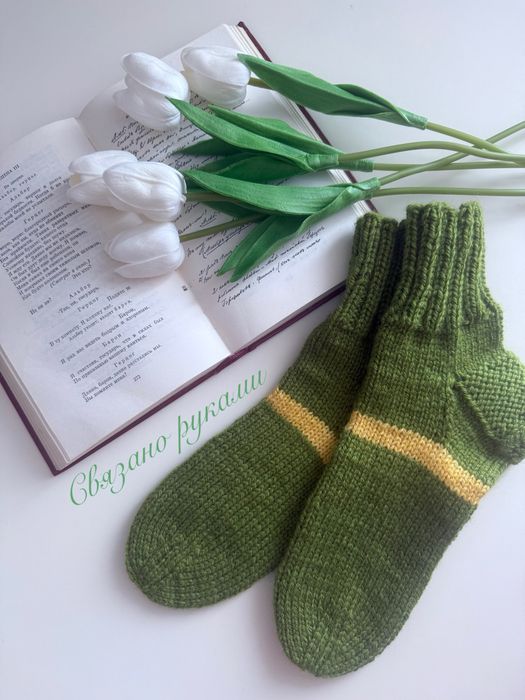 Носочки вязаные. Тёплые
