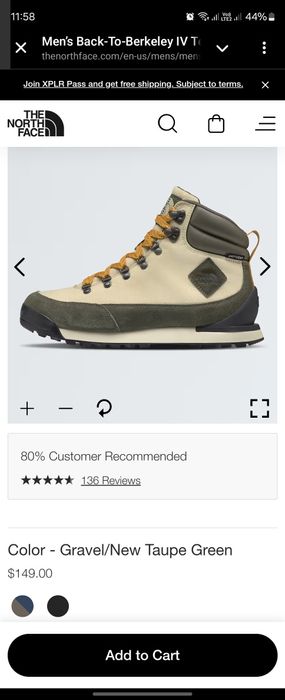 Продам ботинки the north face оригинальные