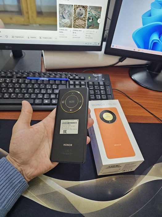 Honor X9b 8+8/256gb(2024)iwlawi zur aybi yuq tozza telefon uyaltirmayd