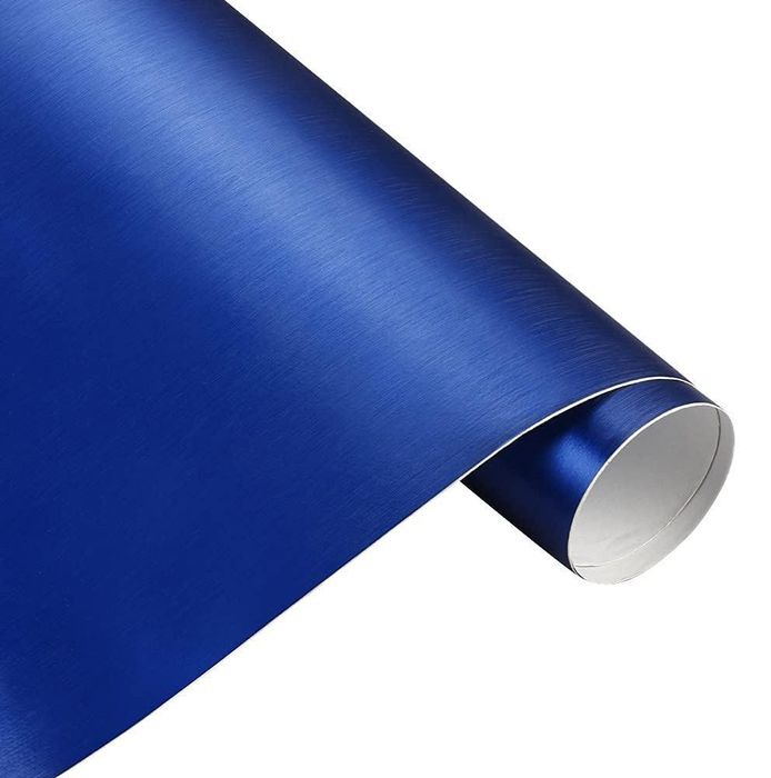 декоративно фолио wrap film series brushed ice blue синьо драскан ...