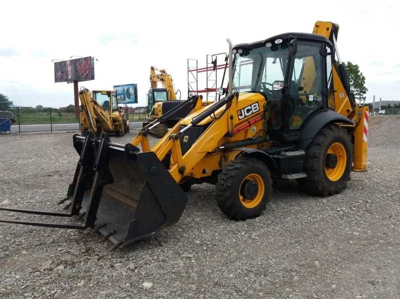 Furci buldoexcavator JCB 3CX/4CX furci paletizate bara-45mm STOC