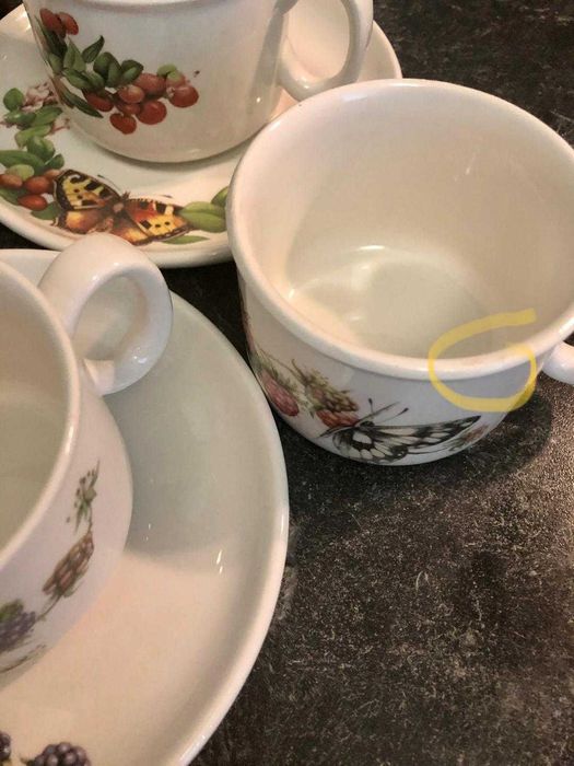 6 чашки за кафе с чинийки- Libelle, Meakin-Member of Wedgwood group