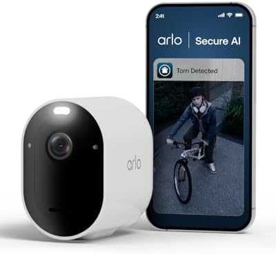 Нова Arlo Pro 6 Безжична охранителна камера 2K HDR Цветно нощно за дом