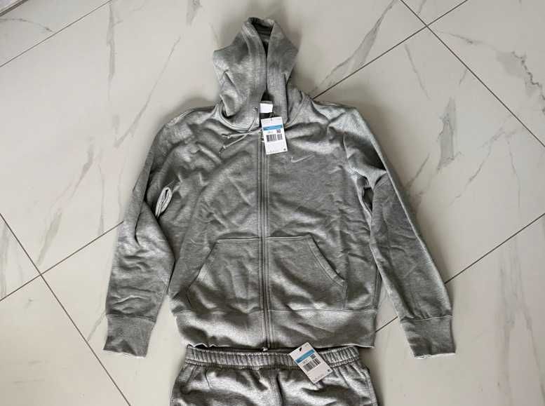 Nike суитшърт с цип – сив, оригинален, размер M