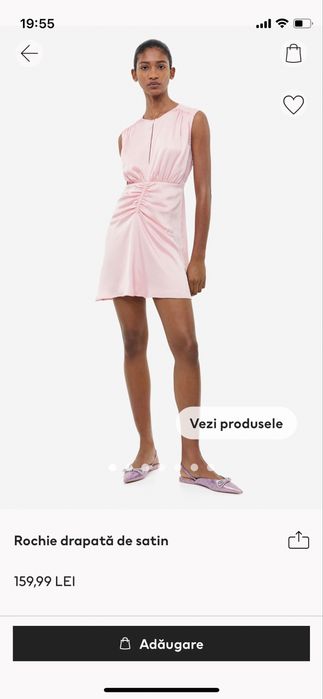 Rochie noua satin