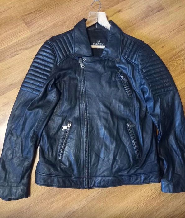 Мъжко кожено яке L