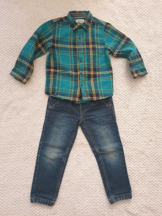 Cămașă+blugi măr. 98/104