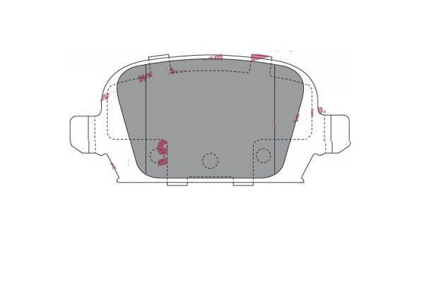 Placute frana spate Opel Combo Caroserie Inchisa/Combi, 10.2001-, marca SRLine S70-1538