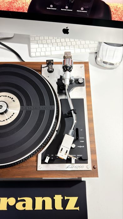 Marantz Model 6200 Pick-Up Vintage Hi-Fi Full Automatic, Servo Motor, Belt Drive, 33/45 RPM, Pitch Control, Braț S, Stroboscop, Audio-Technica
