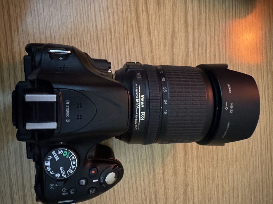 Nikon d5200 nikkor 18-105mm