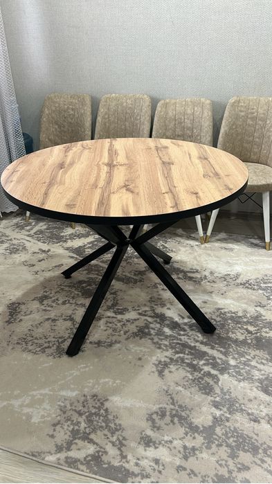 Круглый стол 120х120х75