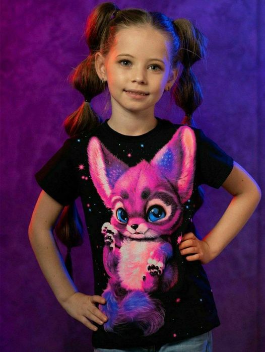 Детские светящиеся футболки