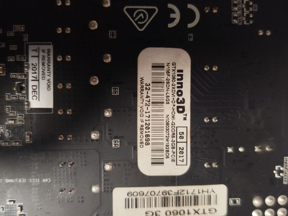 Видео карта gtx1060 3gb