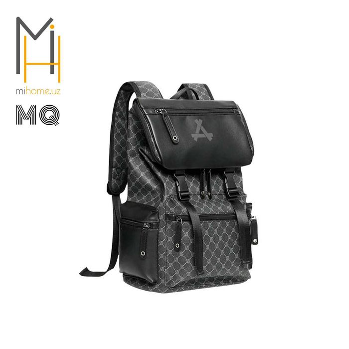 Рюкзак Money Queen Black Leather