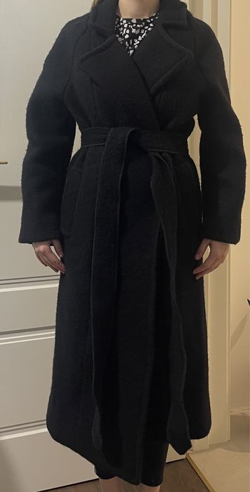 Palton dama lana negru