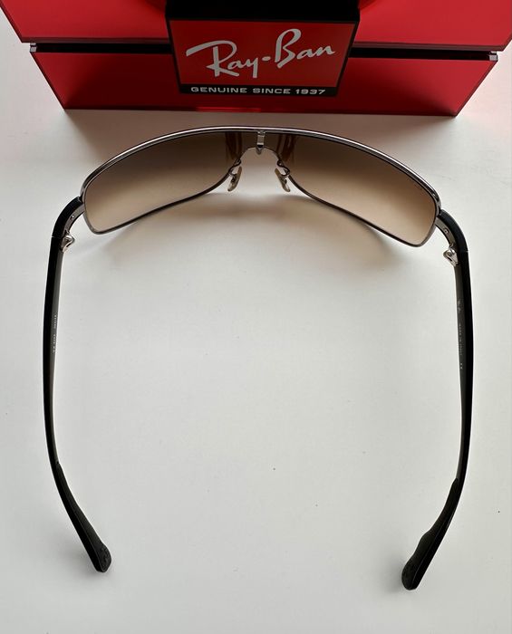 Ray Ban RB3244 shield стил, градиент, премиум модел