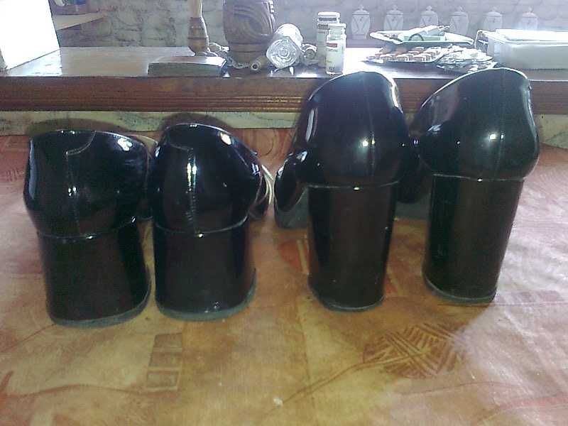 Дамски лачени обувки №38