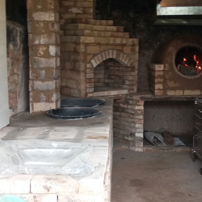 Летняя кухня и мангал очок Тандер курамиз