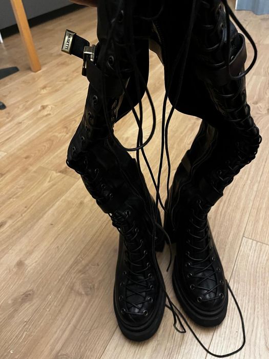 Cizme Musette Harley GM A242 - Piele naturală - Stare impecabilă