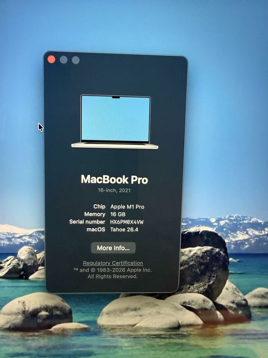 Apple MacBook Pro 16” M1