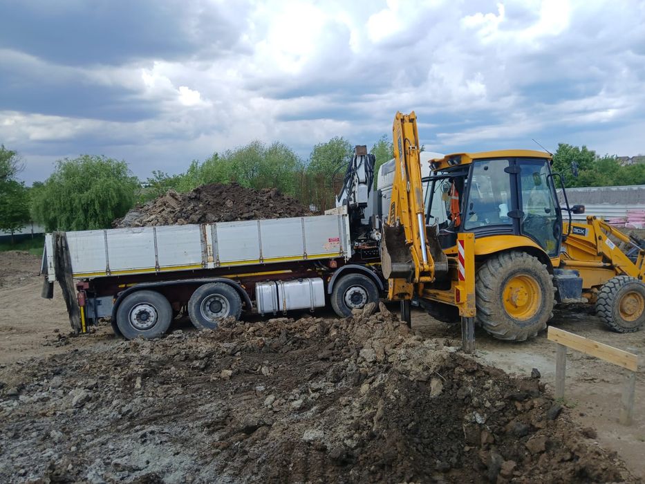 Servicii buldoexcavator Corbeanca - săpături, fundații, nivelari teren