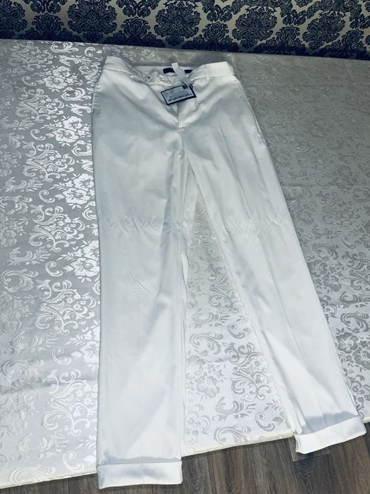 слаксы белый  италянский