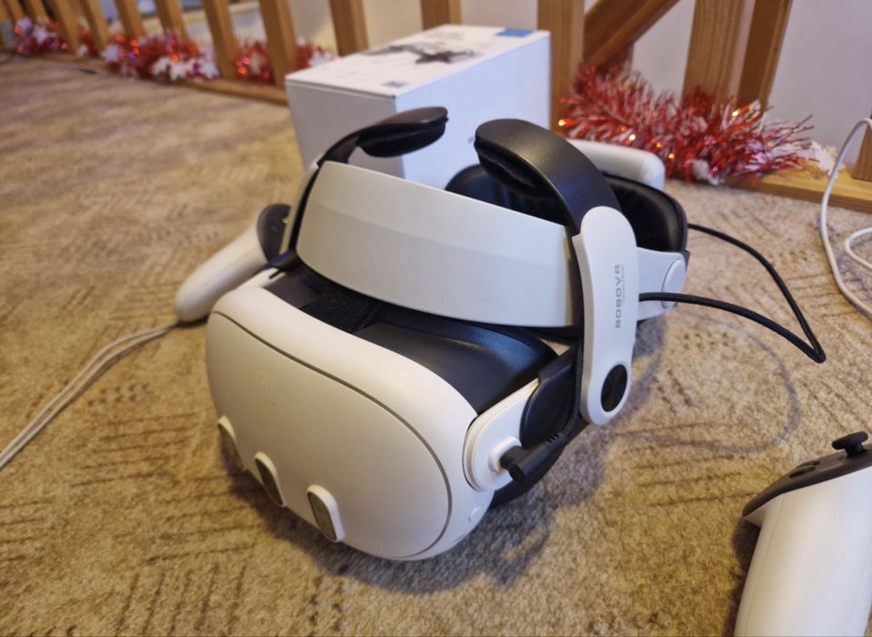 Ochelari VR Meta Quest 3 4K 512 GB + BoBo VR 3 Pro / ca NOI / HUSA