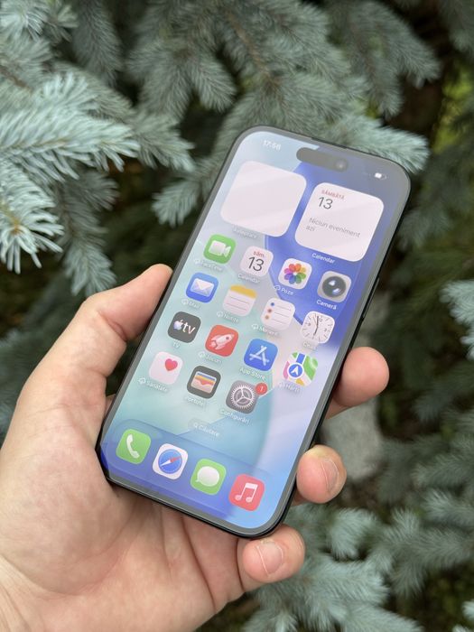 Iphone 15 Black, 128GB,  Garantie 2 ani + Casco 1 an, 100% Sanatate baterie