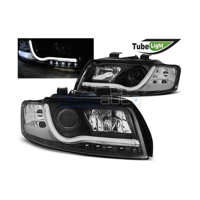Фарове Ауди А4 Б6 ЛЕД Нов Тунинг Lightbar Audi A4 B6 LED