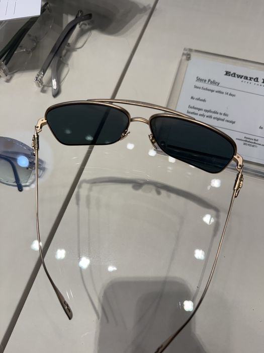 Ochelari Chrome Hearts Titan Gold