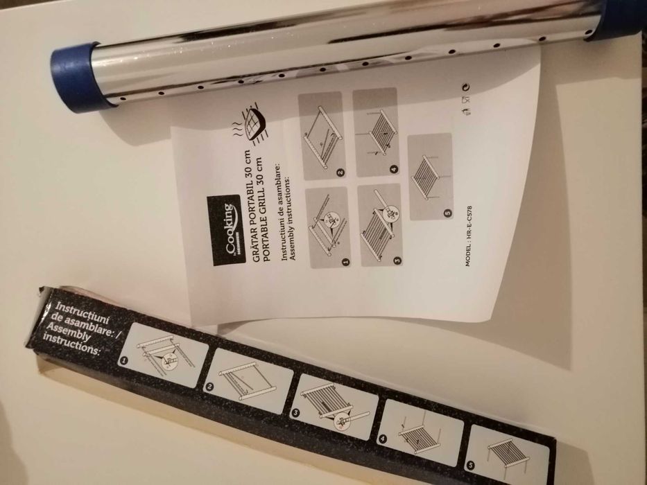 Grătar portabil pentru 2-3 persoane