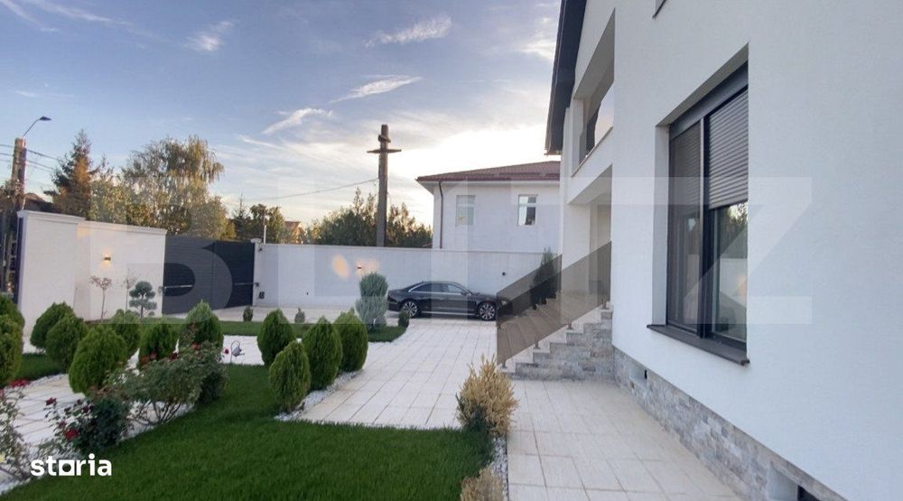 Vila de lux, 600 mp, 1507 mp teren, cinema, piscina incalzita, zona Fo