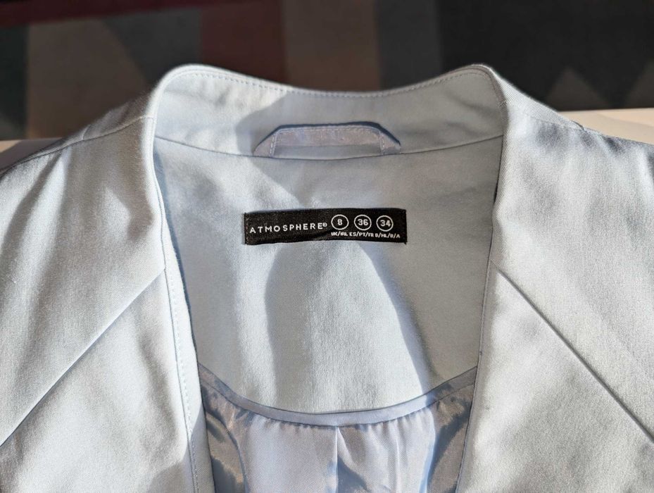 Небесно-синьо сако Atmosphere, размер 36 и ново дънкено яке XS
