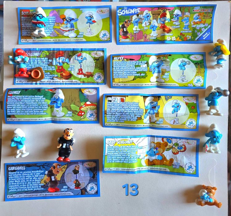 Пълни серии от Kinder Surprise
