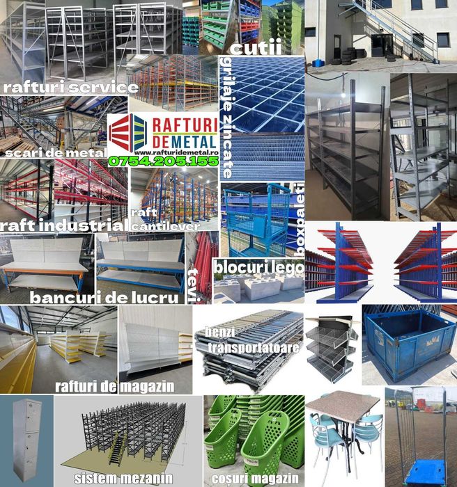 Rafturi metalice la preț avantajos, perfecte pentru organizare: Cluj ...