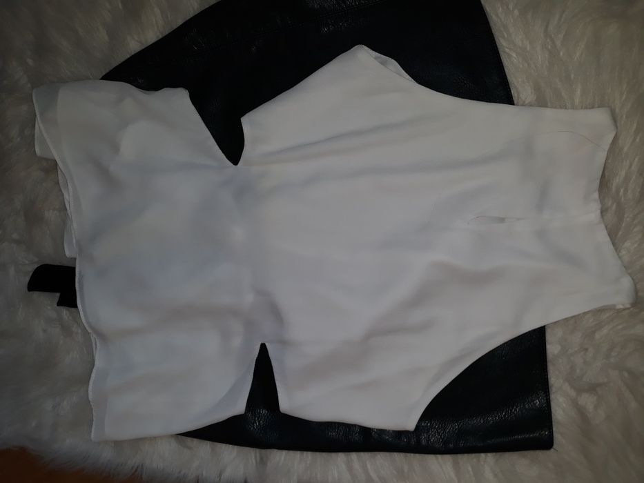 Bluza alba deosebita ZARA marimea S