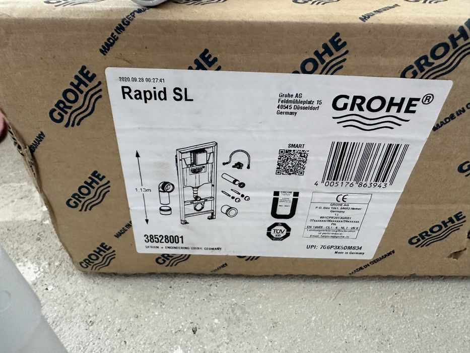 Вградена структура за тоалетна Grohe