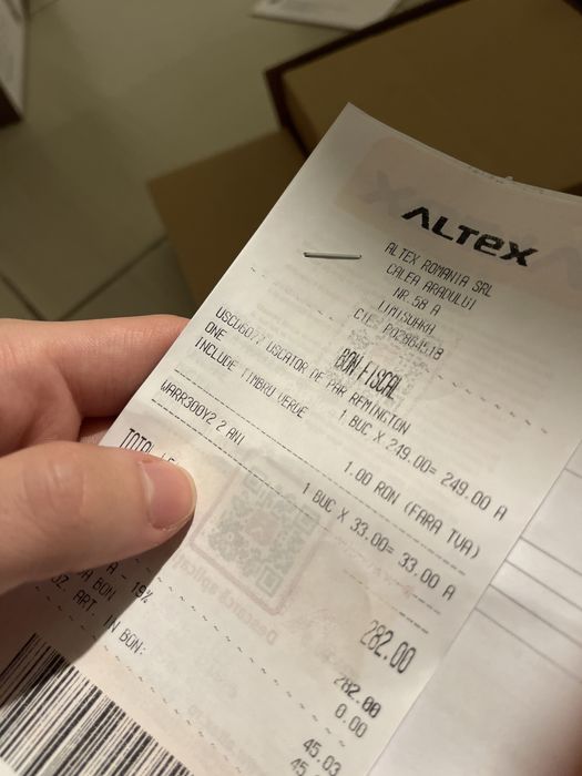 Feon/Uscator de par Remington ONE D6077 in garantie