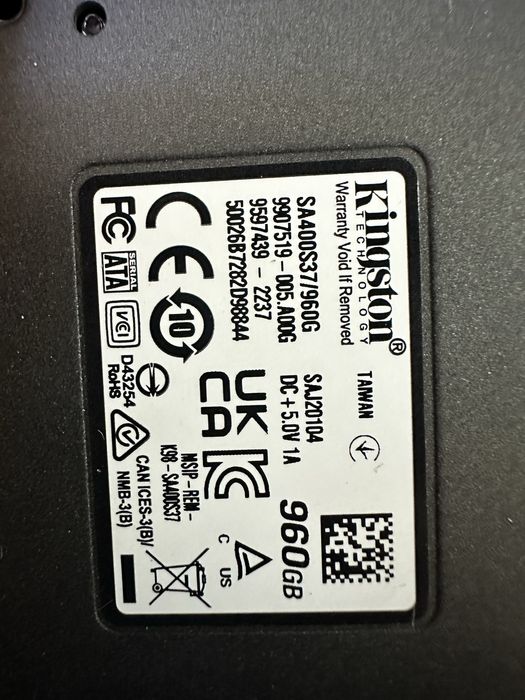 ССД SSD M2 Kingston SNV2S/1000G SSD обычные