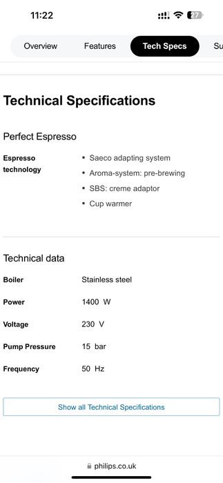 Кофе машина Saeco Talea