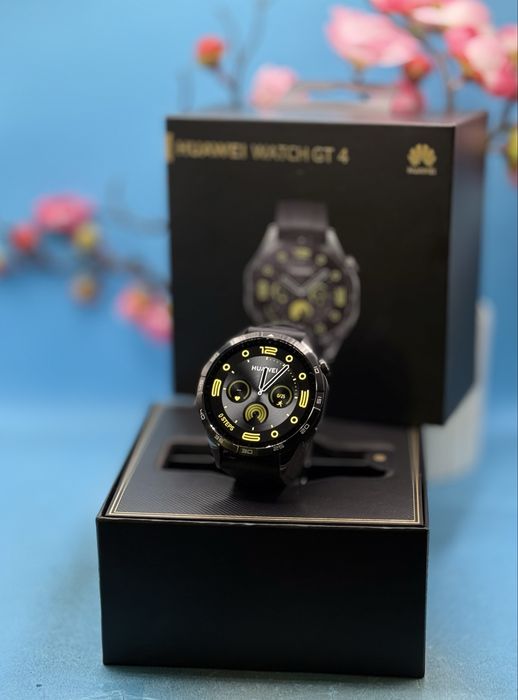 Мъжки смарт часовник Huawei Watch GT 4, 46 мм, Black