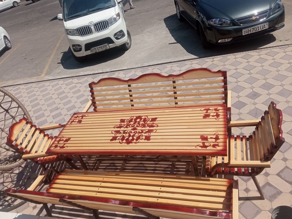 Тулов сиз хохлаган усулда Дачни стол стул доставкаси билан