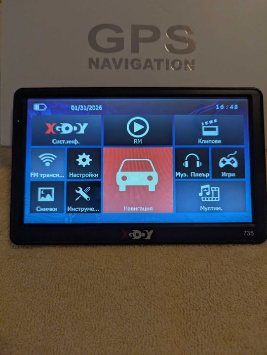 GPS Навигация за камиони и автомобили XGODY 7''