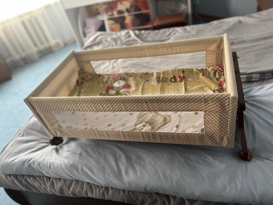 Детская кроватка , с люлюкой