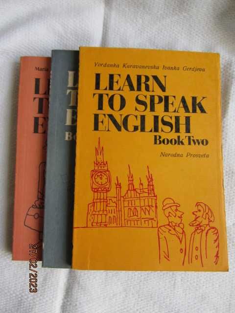 Книги - Learn to speak English - сет от 3 броя